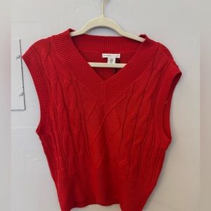 NWT✨ nice red sweater vest!!